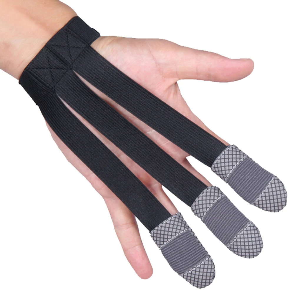 Finger Outdoor Gear Three-finger Shooting glove Archery Hunting Protective Driving Gloves Grey |
