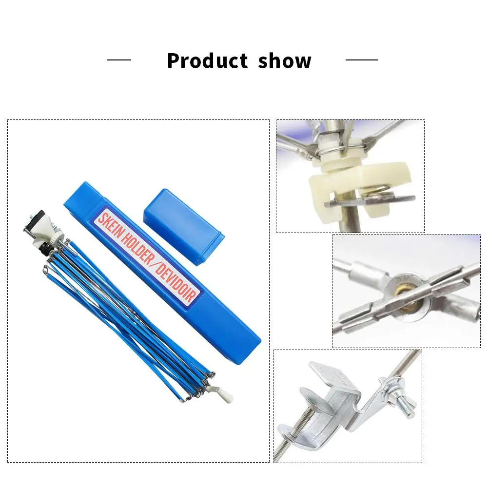 Hand Operated Cable Needle Winding Machine For Sewing Accessories Household Swift Yarn Fiber String Ball Wool Winder Holder