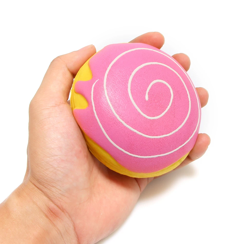 10 см сладкий подвески-рулетики большой Squeeze игрушки Kawaii Multy-mood хлеб Squishy снятие