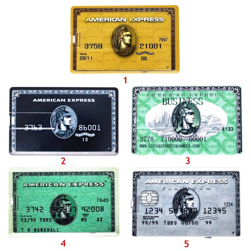 Кредитная карта американская экспресс-карта USB флеш-накопитель 4 ГБ 32 8 16 usb-карта