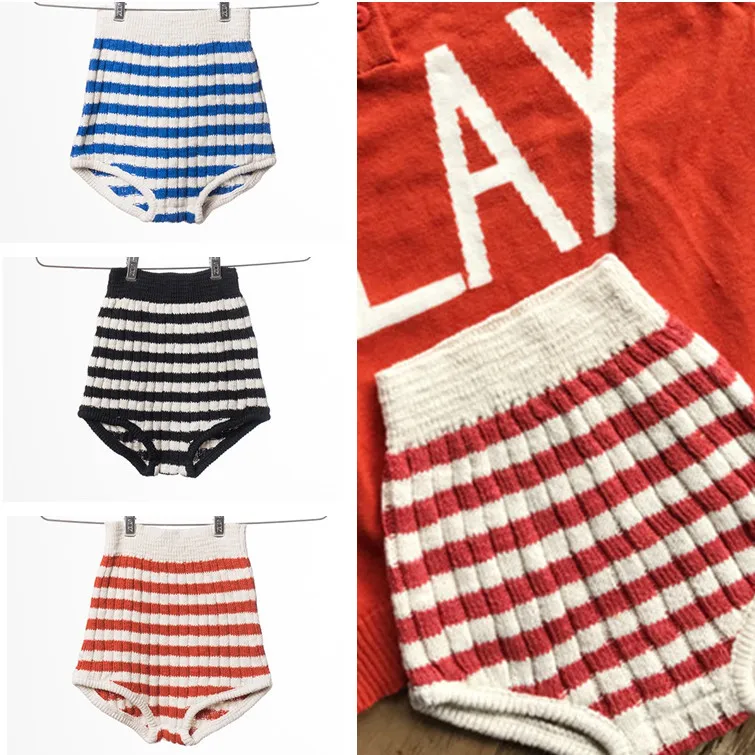 Детский трикотажный свитер в полоску на весну/лето | Мать и ребенок