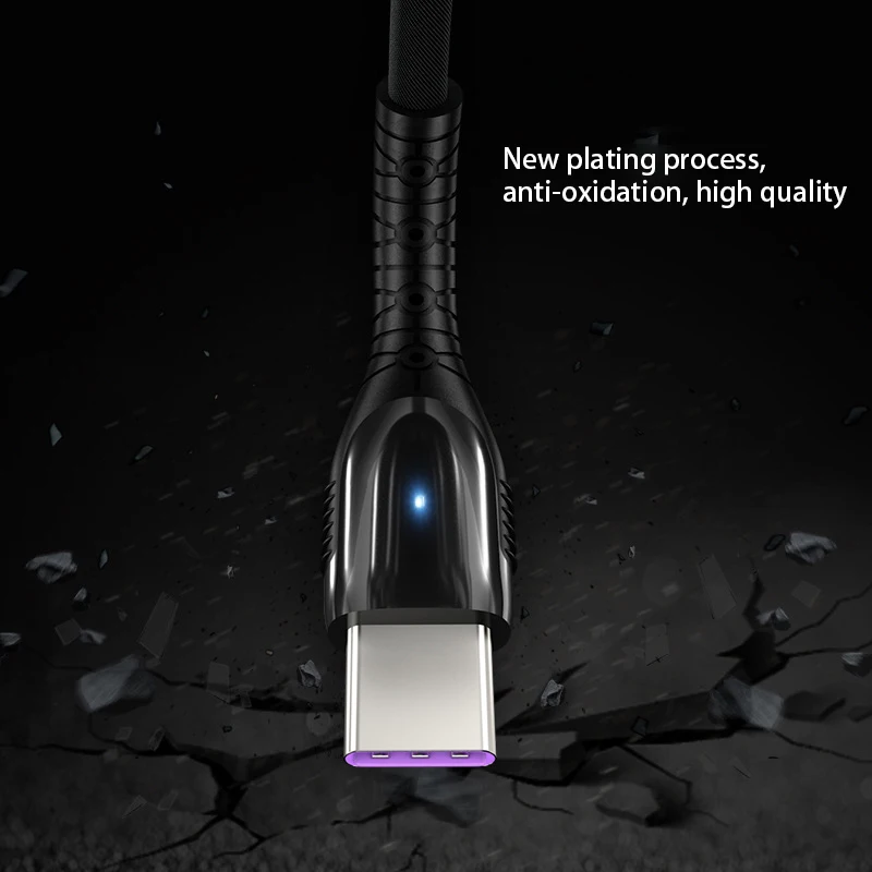 USB C Type кабель 5A 40 Вт QC 3 0 Для Huawei Mate 30 Кабель для быстрой зарядки зарядного