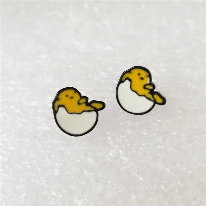 IVYYE Lazy Gudetama модная аниме Сережка с героями мультфильмов милые серьги-гвоздики с животными для женщин девочек детские ювелирные изделия подарок