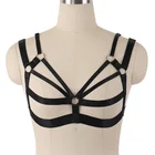 Черный женский ремень для подвязки в стиле Харадзюку