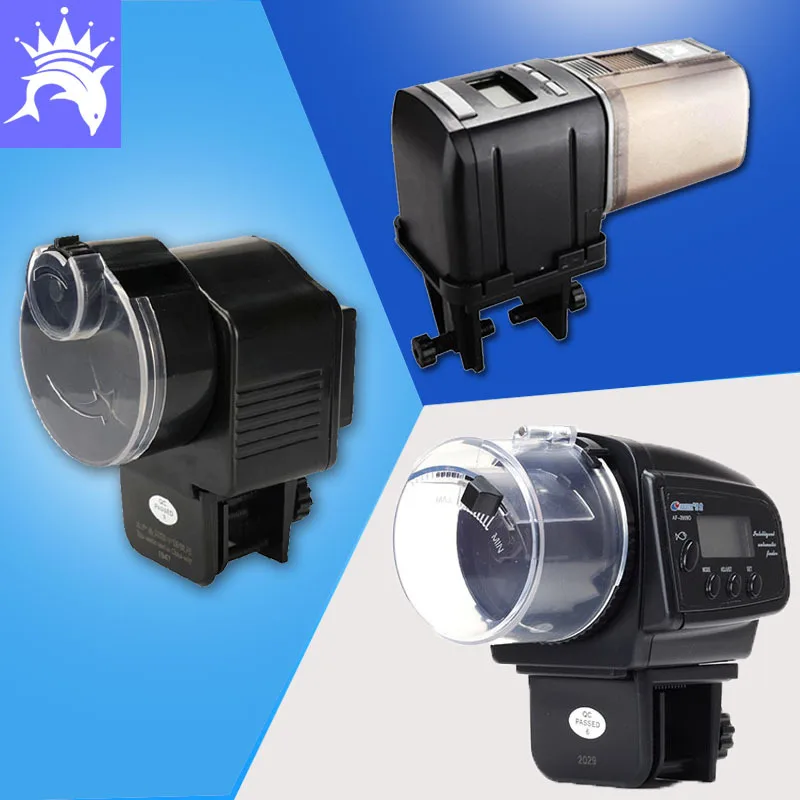 Автоматическая кормушка для рыб с питанием от аккумулятора Saim Daily Double II