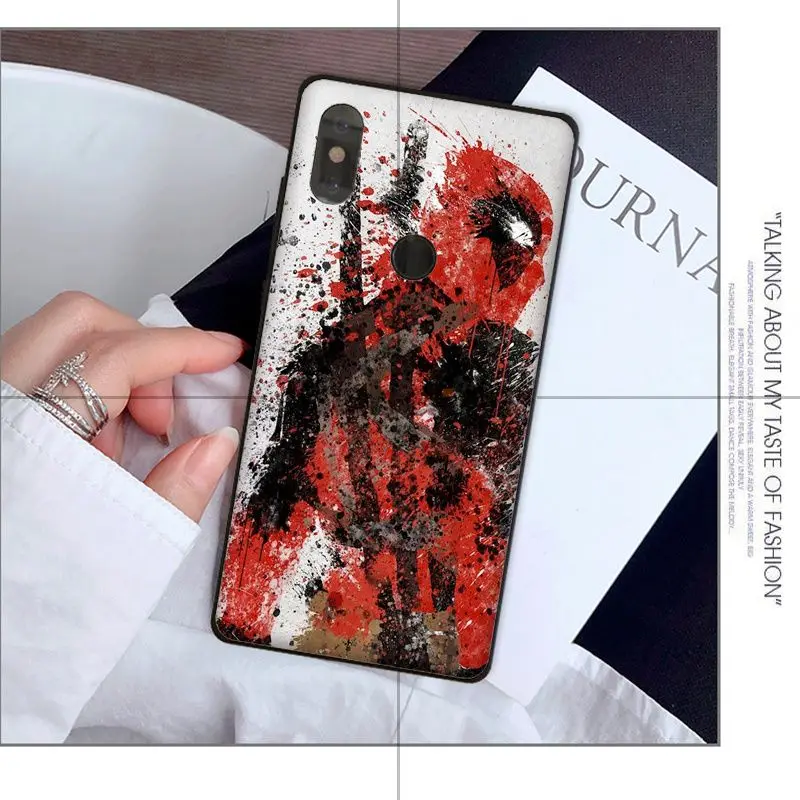 Babaite Marvel Hero Deadpool черный мягкий чехол для телефона из ТПУ Redmi 5 plus Note 4 4X Xiaomi MI 6 8 8SE