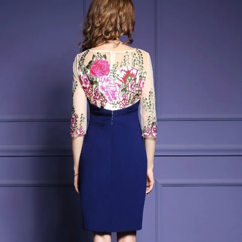 Женское платье карандаш с вышивкой Размеры S M XXXL|pencil dress|party dressesdress quality |
