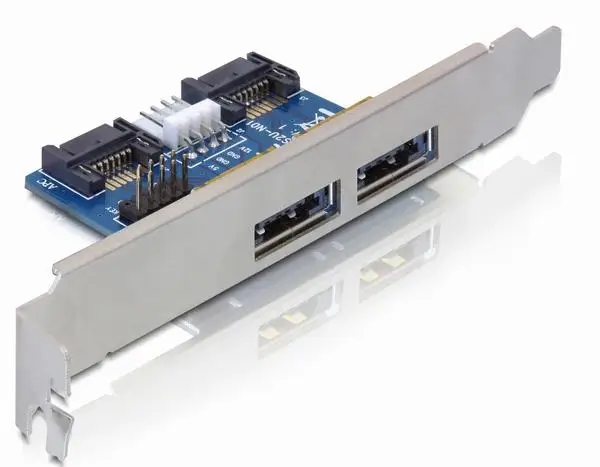 Настольный компьютер двойной порт SATA для питания eSATA eSATAp 9Pin к USB 2 0 конвертер