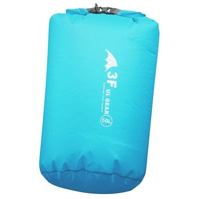 210T blue 50L 3F UL шестерни 15D 30D кордюрный учебный рюкзак Сверхлегкий дрейфующие плавательные мусора одежда спальный мешок, сумка для хранения водонепроницаемая сумка, для плавания сумка - Цвет: 210T blue 50L