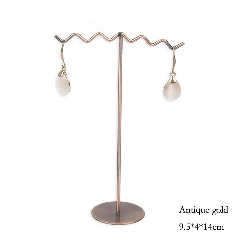 Новая акриловая Металлическая Витрина для украшений стенд кисточкой Длинные