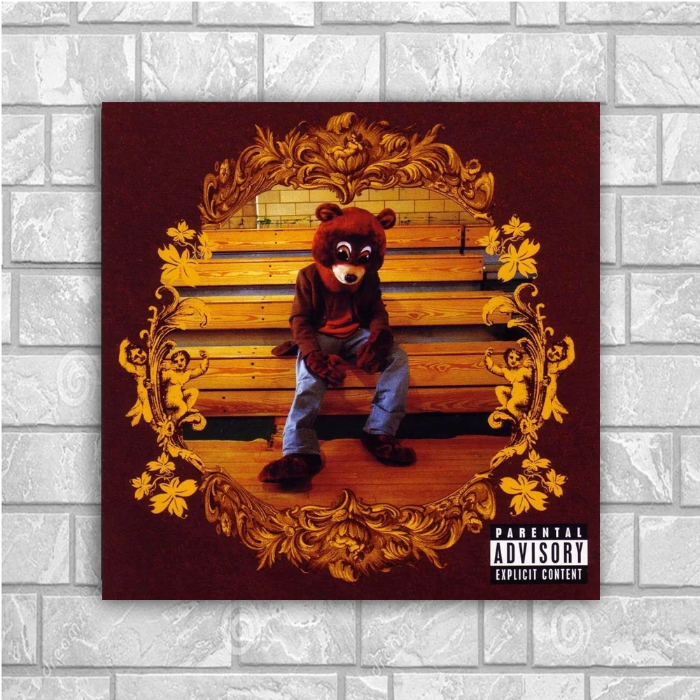 Шелковый постер Kanye West Art домашний декор 12x12 24x24 дюйма | Дом и сад