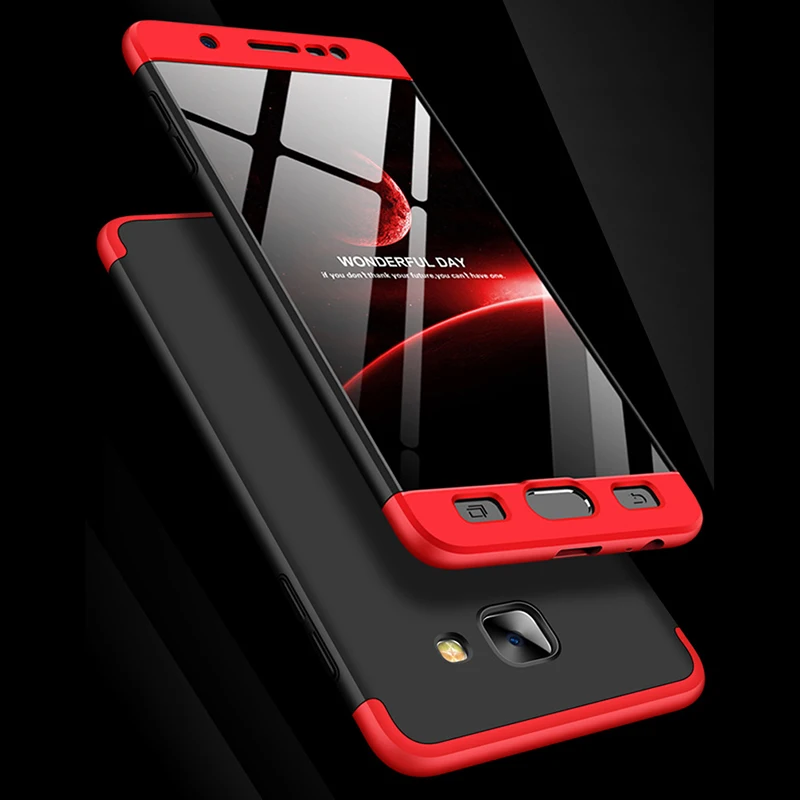 360 Полное покрытие PC чехол для samsung Galaxy A6 A7 A8 A9 S6 S7 край S10 S8 S9 плюс S10E A10 A20 A30 A40 A50 A60 A70 M20 крышка