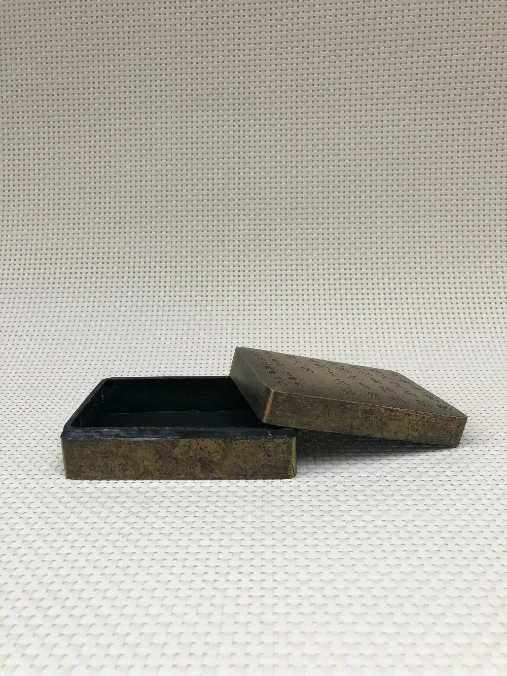 Античные бронзовые коллекционные четыре сокровища ли бо стихи медные