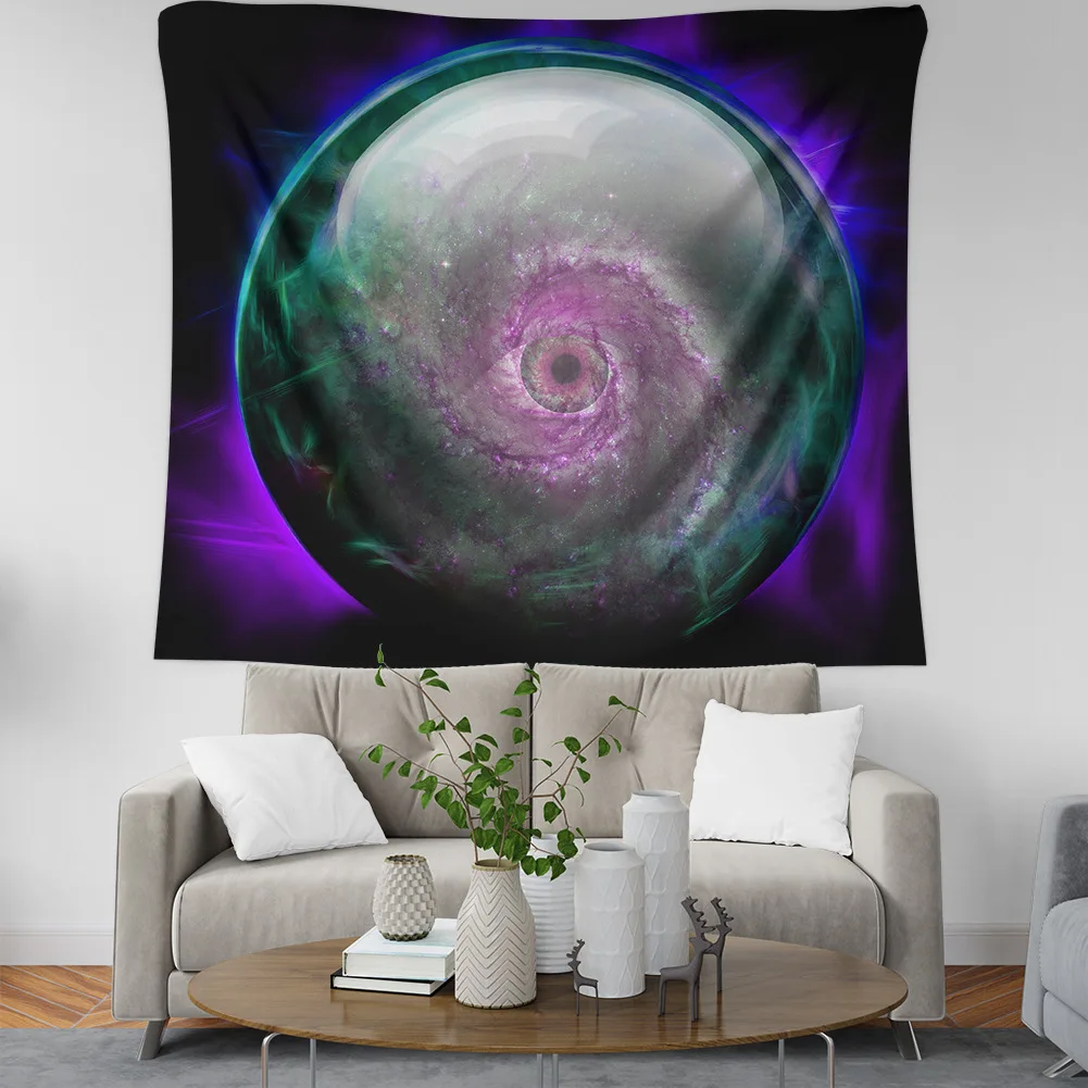 Психоделический настенный гобелен god eye лист из полиэстера Настенная ткань