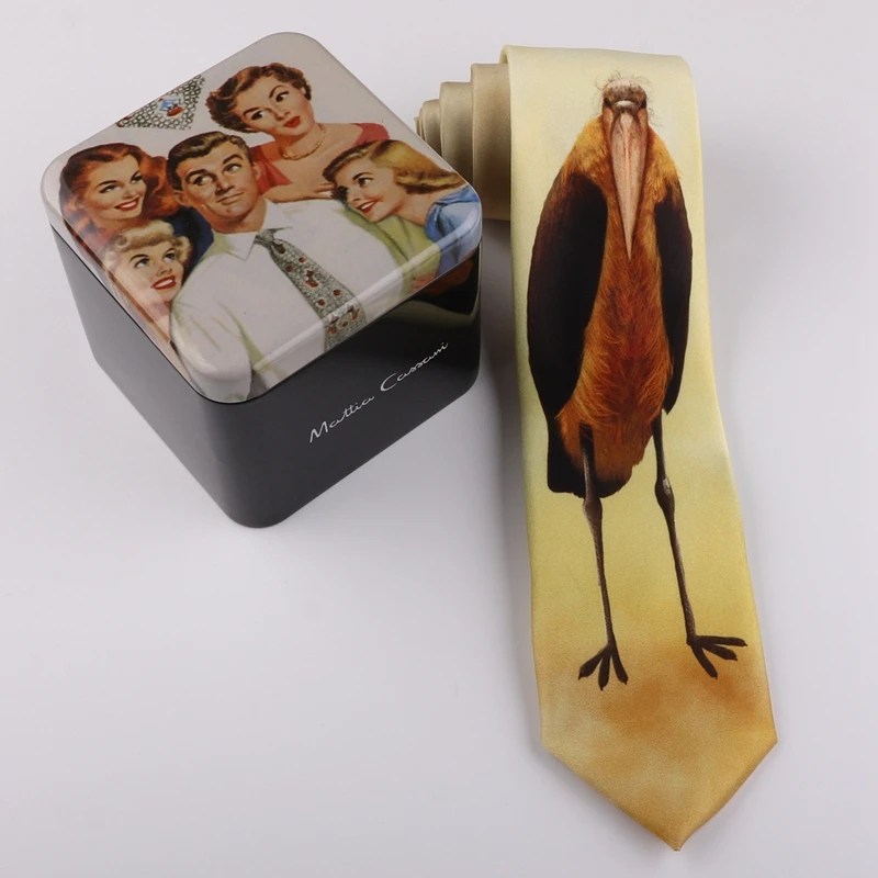 Дизайн с принтом Творческий Забавный галстук 7 см вечерние на день рождения