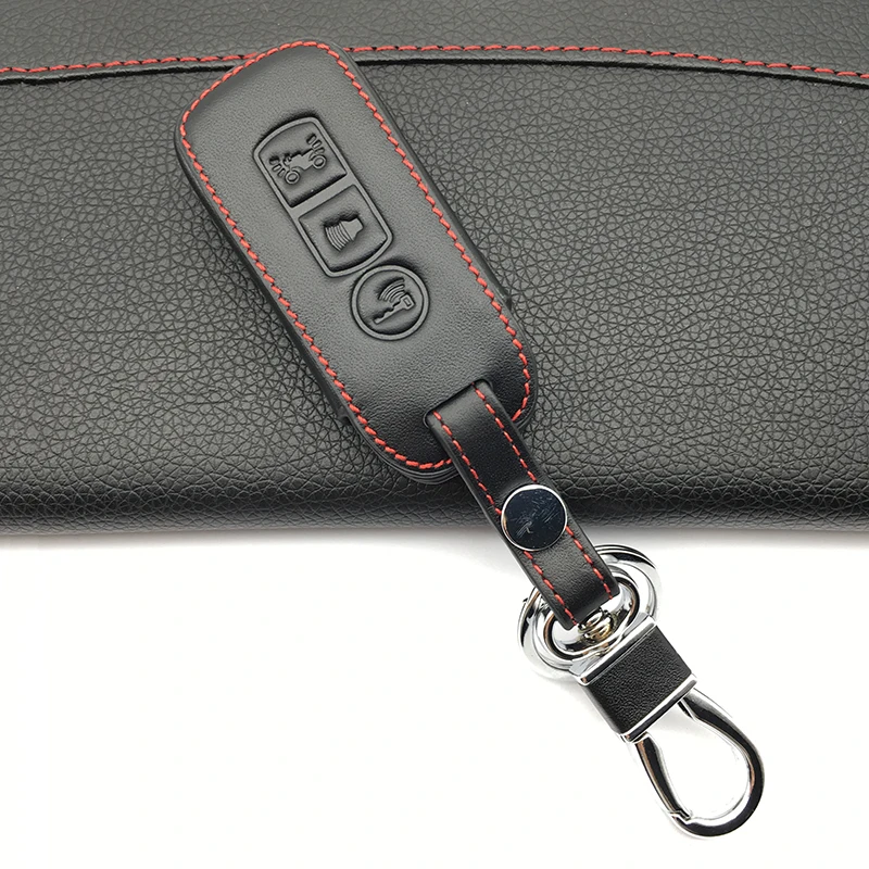 Лидер продаж кожаный чехол для ключей защитный комплект держатель кожи Honda 2016 PCX