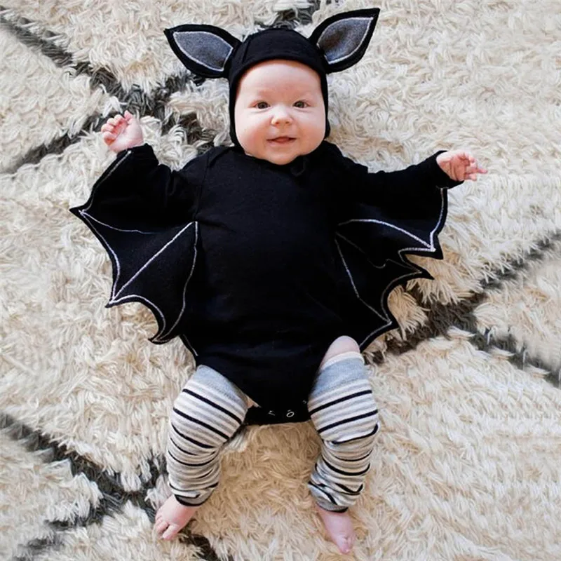 Kids Set Toddler Newborn Baby Boys Girls Casual Party Photoshoop Halloween Cosplay Costume Romper Hat Outfits | Детская одежда и