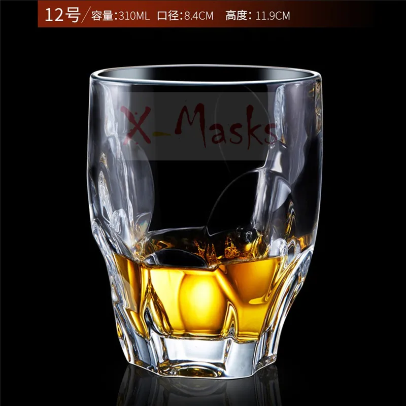 Хрустальный стакан для виски, чашка для вина, бокал es tazas garrafa voot vidrio bardak verre copas vino copas cristal szklanki водка bicchieri - Цвет: 12