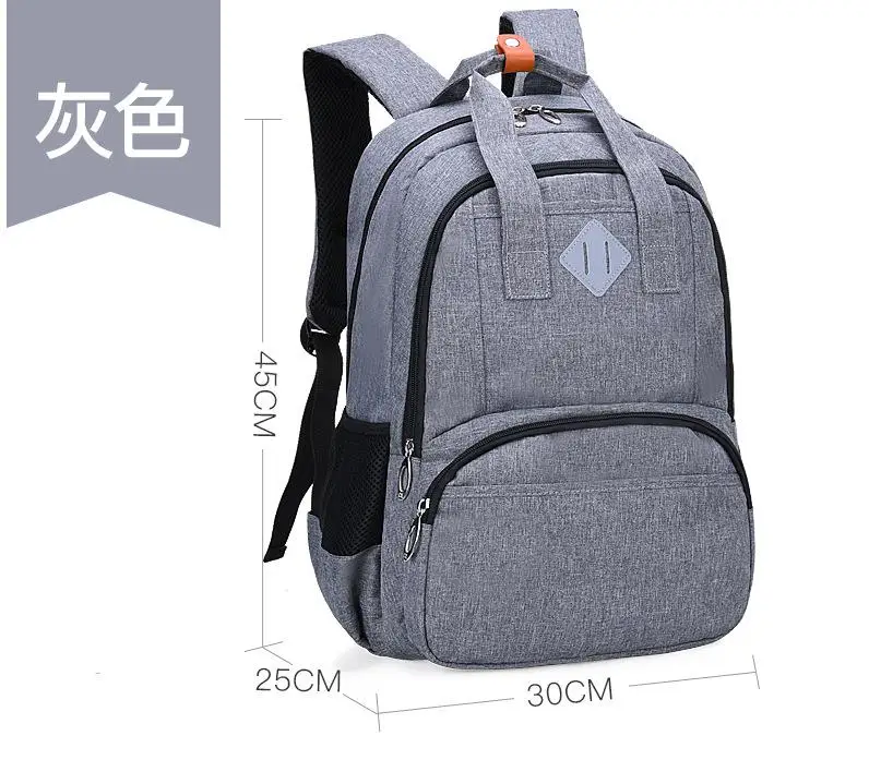 Gray school bags Новые школьные сумки Teenger, школьные сумки большой емкости, сумки через плечо, модный рюкзак для мальчиков-подростков, mochilas escolar, школьные сумки - Цвет: Gray school bags