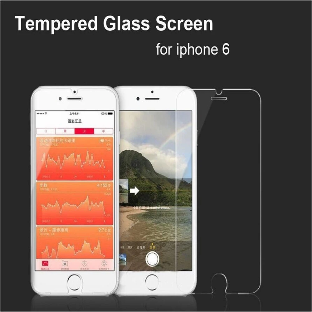 Переднее закаленное стекло премиум-класса для iPhone 5 5s 5c se Защитное экрана с