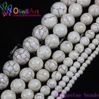 olingart 4681012mm white loose stone beads round brilliant accessories earrings bracelet necklace diy jewelry making