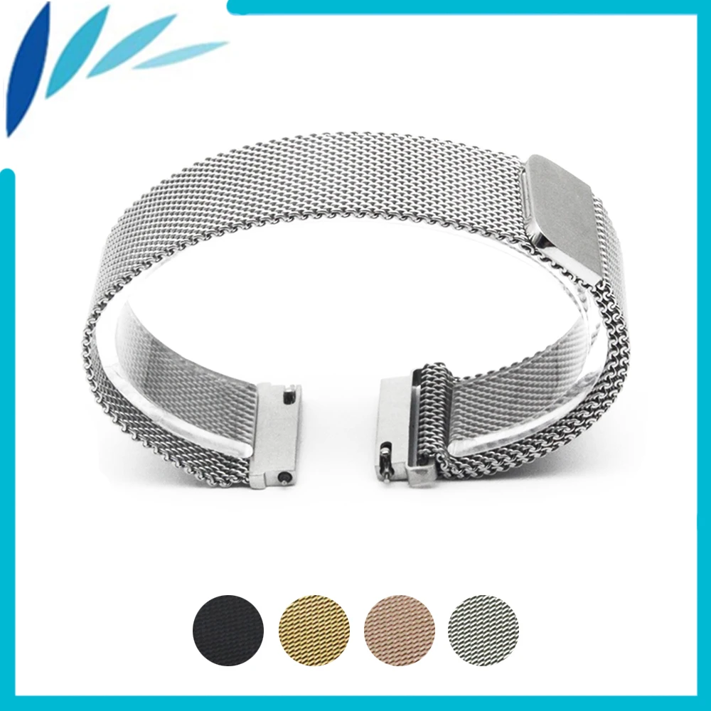 

Milanese Stainless Steel Watch Band 18mm 20mm for DW Daniel Wellington Magnetic Clasp Strap Quick Release Loop Belt Bracelet