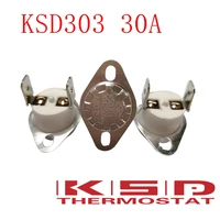5pcslot ksd301ksd303 110c 110 degree celsius 30a250v n c normal closed ceramics switch thermostat temperature control switch