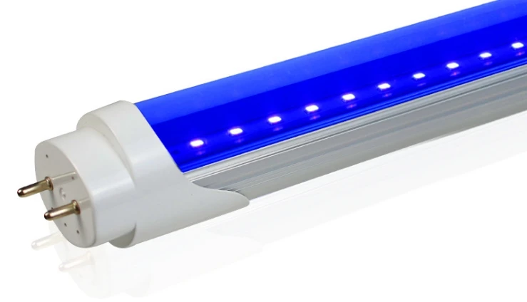 [Семь Неоновые] T8 1,2 м 24 Вт 144 светодиодный 395NM-400NM SMD2835 Светодиодный УФ черный светильник диджей бар КТВ светодиодный UV светильник трубка светодиодный УФ гелевого маникюра, лечебная трубка лампы