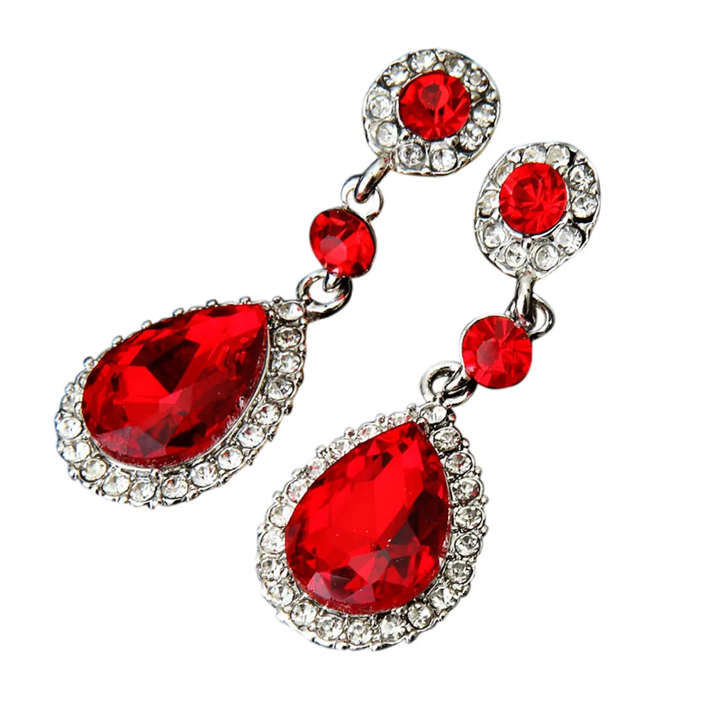 Свадебные ювелирные изделия со стразами стильные свадебные серьги для женщин