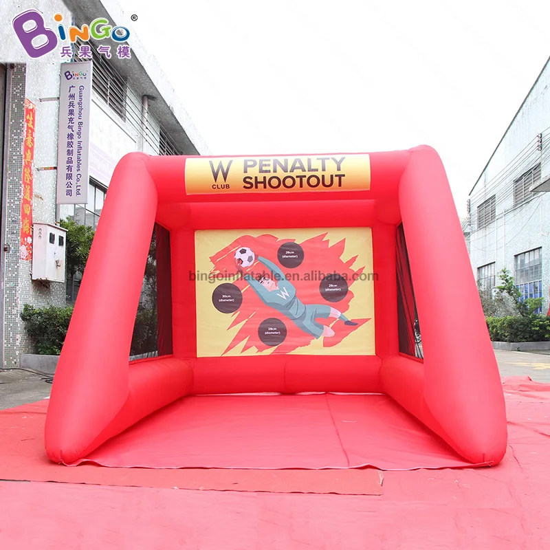

Customized 3.5X2.5X2 meters inflatable football gate / inflatable football target / inflatable football goal posts toys