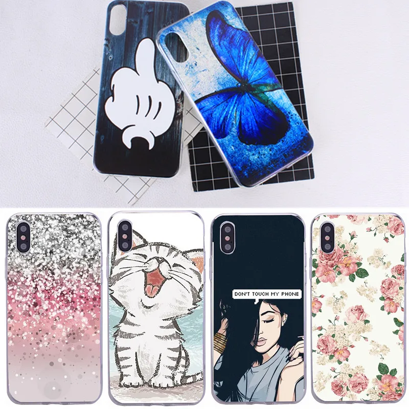 Phone Cases Van Gogh Starry Night Sunflower Oil Painting Soft Silicon Case Cover for IPhone 7 7plus 8 Plus 6 6S 5S SE X Capa |