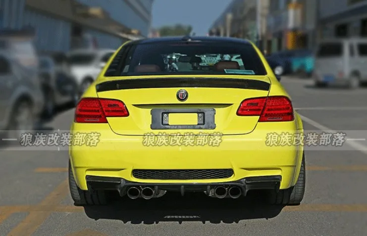 Задний спойлер для BMW 3 серии E92 M3 320 325 330 335-2006 из углеродного волокна