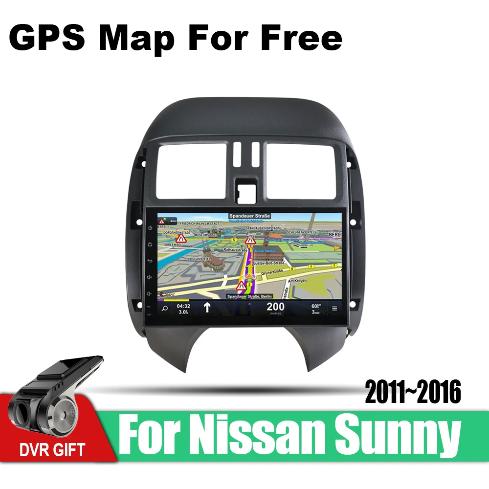 Автомобильный мультимедийный плеер для Nissan Sunny 2011 2016 аксессуары Android GPS