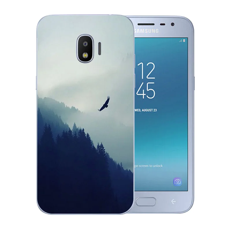 Прозрачный ТПУ чехол для телефона Samsung Galaxy J2 Pro 2018/SM-J250F гелевый Чехол с