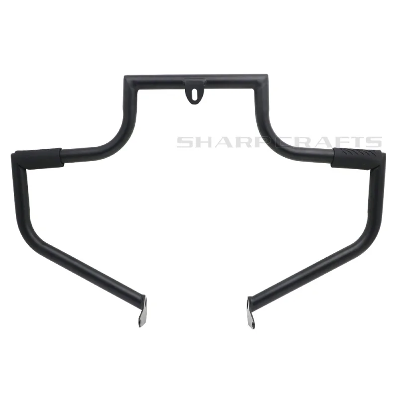 Black(Have Rubber) Защита двигателя для Harley Softail Fatboy Heritage Deluxe Slim Springer FLS FLSTC FLSTNSE FLSTN FLSTF, 2000 - Цвет: Black(Have Rubber)