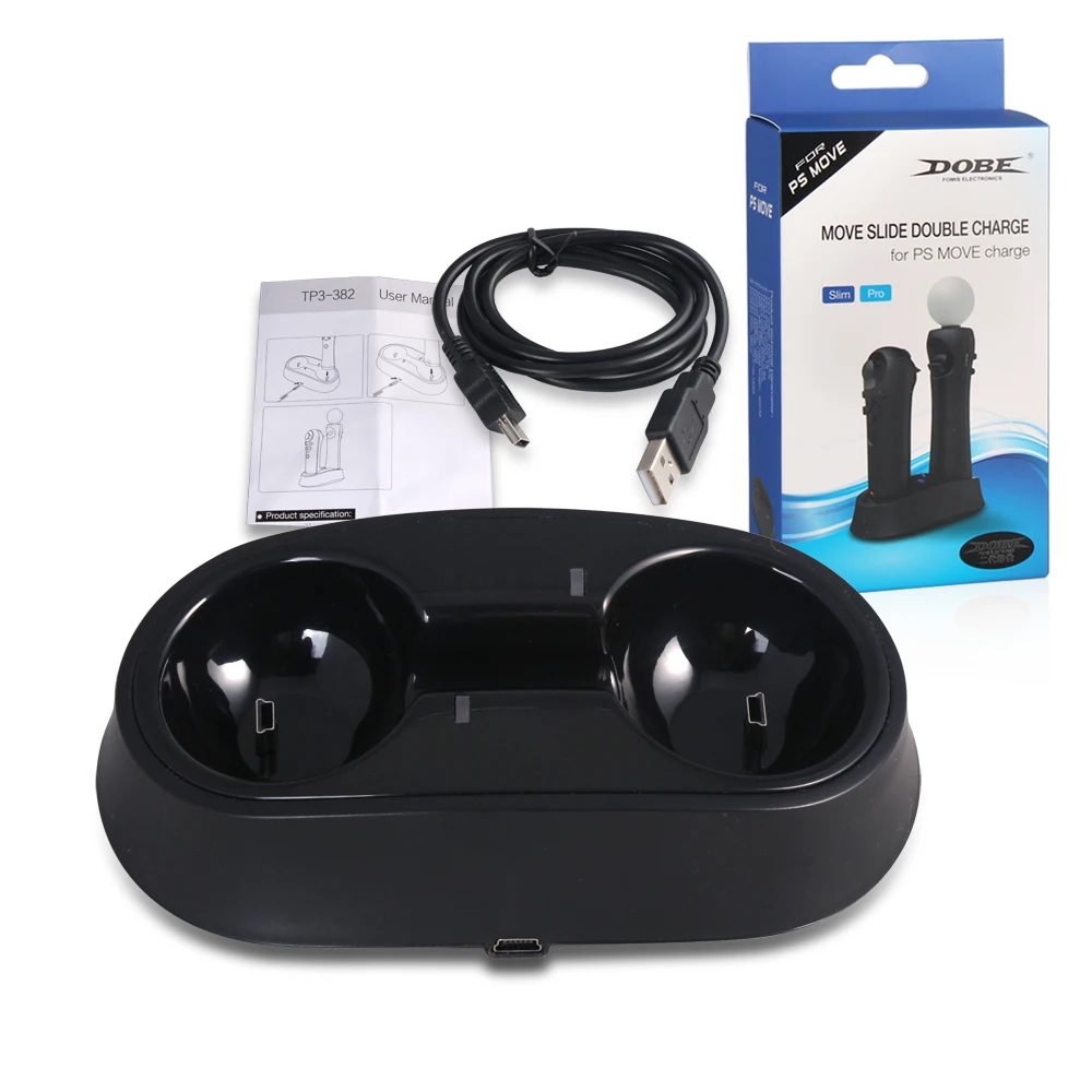 Зарядная док станция с двойным контроллером для Playstation Move/PS3|Запасные части| |