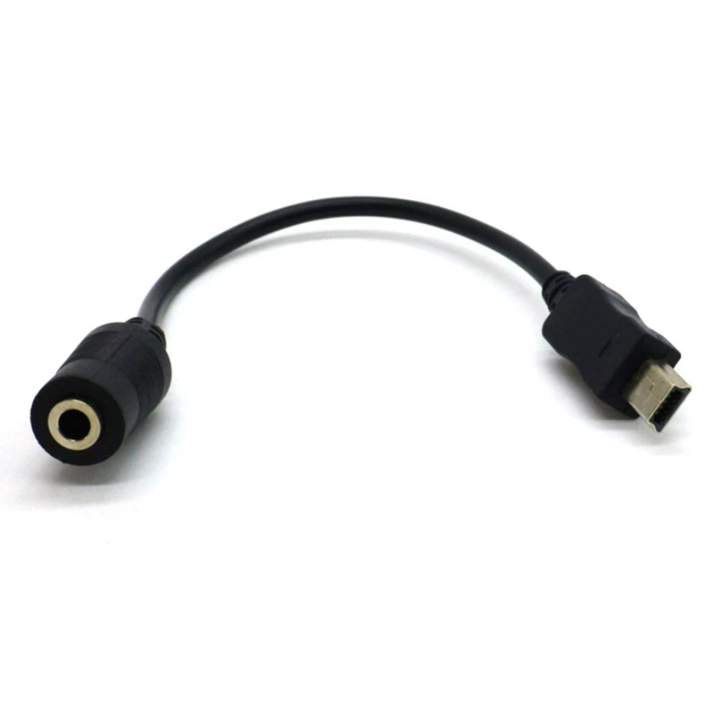 Мини USB штекер на гнездо 3 5 мм аудиокабель шнур для микрофона адаптер Спортивных