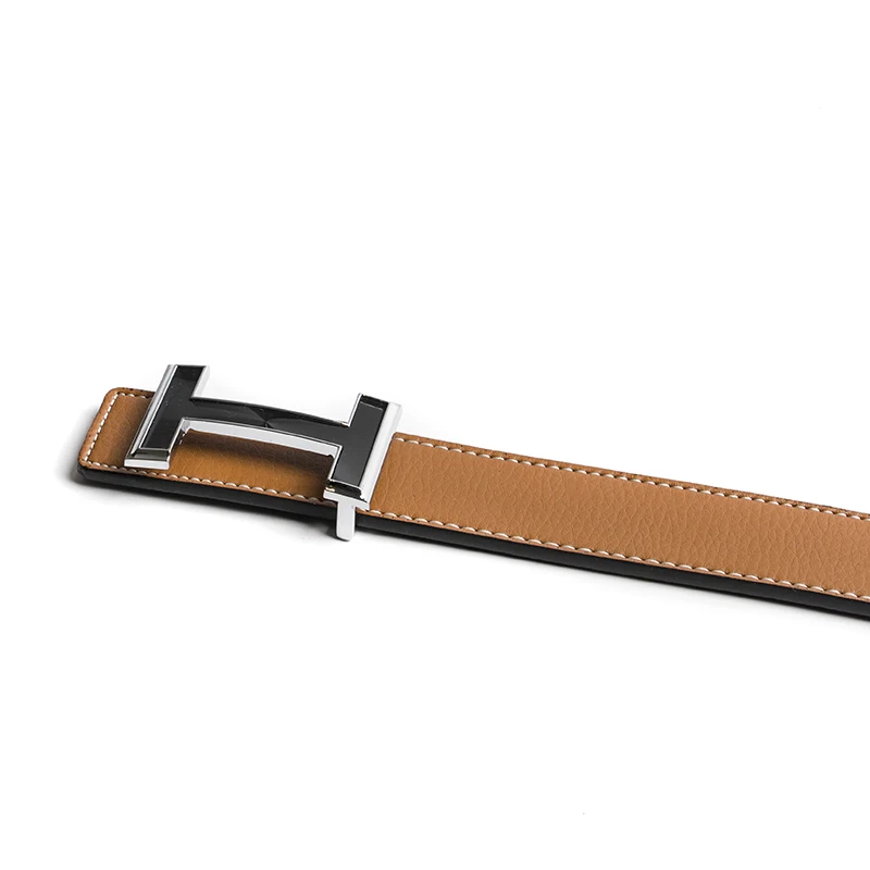 2019 New Luxury Designer H Belts Men High Quality Male Women Genuine Real Leather Buckle Strap for Jeans 3.2cm | Аксессуары для