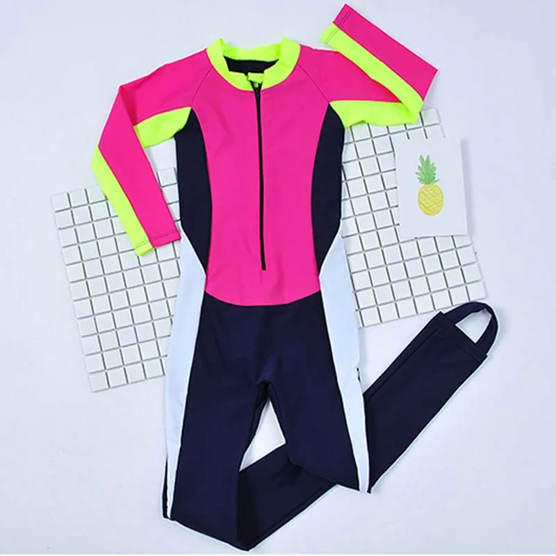 Rhyme Lady 2017 однотонное платье спортивный детский купальник боди для мальчиков и