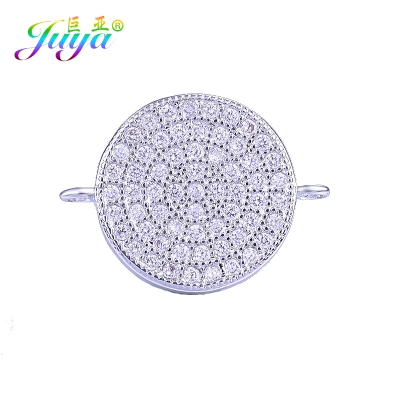 White Gold Juya, золото/серебро/розовое золото, китайский узел, дракон, цветок Хамса, соединитель, подвески для браслета ручной работы, серьги, аксессуары для изготовления - Цвет: White Gold