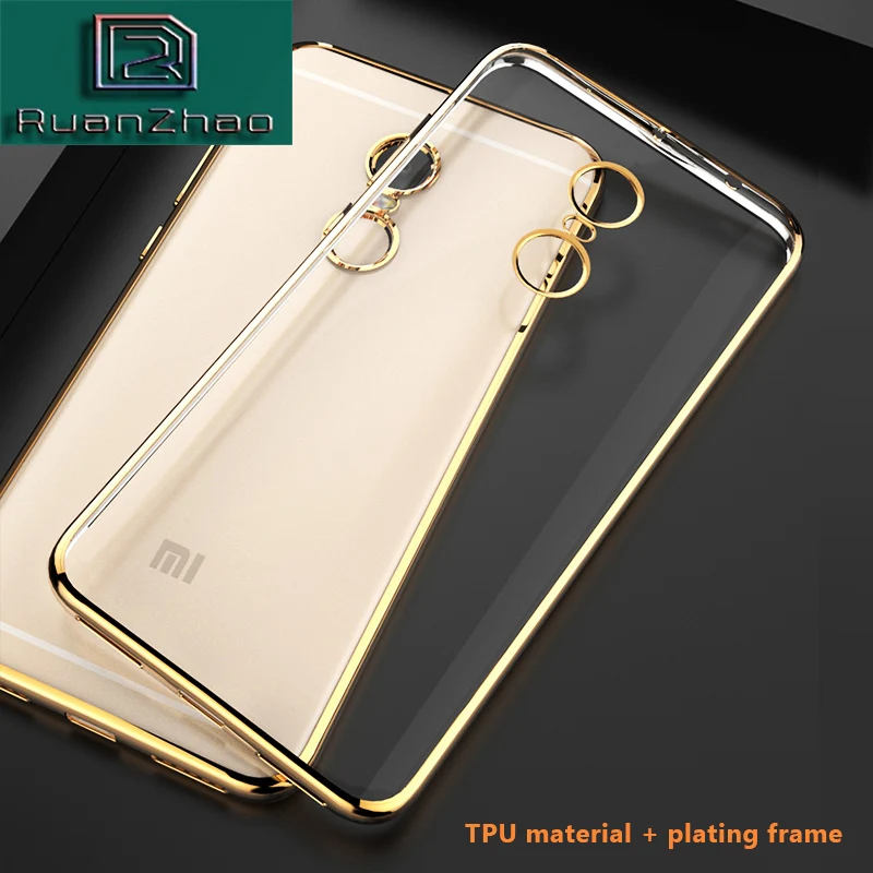 luxury Soft TPU Plating Case For Xiaomi Mi A1 Max 6 5S 4i 4C Cover Redmi 4X 4A 5 5A note5 6X Note4 Pro Phone |