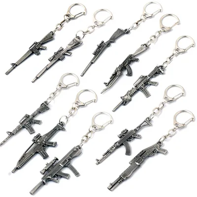 15 Style Csgo Weapon AK47 Gun Model 6 Cm Keychains CS GO Metal Key Holder Men Jewelry Pendants Keyring Chaveiro Game Accessories | Украшения