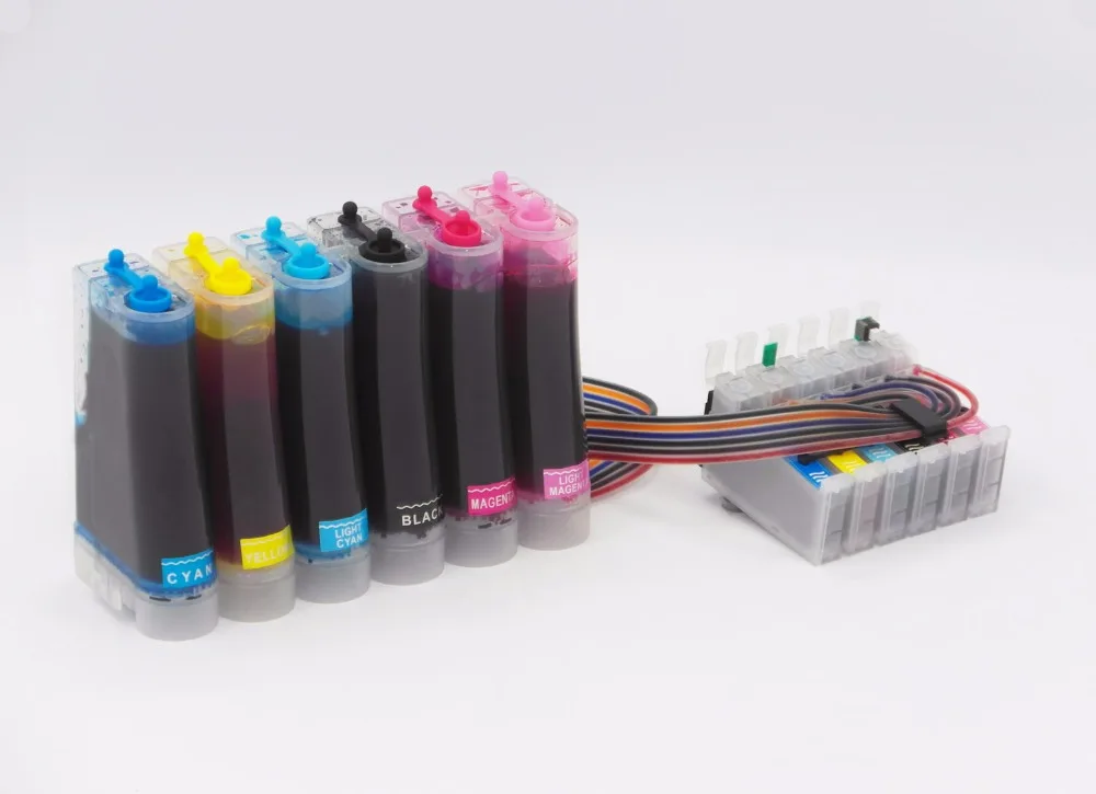 (Используется в Европе) СНПЧ для Epson Stylus Photo R265/R360/R285/RX560/RX585/RX685/PX800FW/PX700W Бесплатная