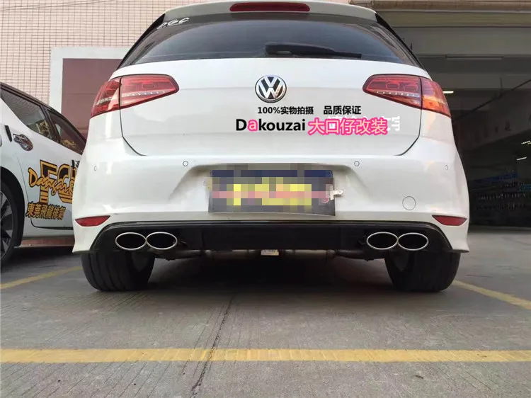 Подходит для Volkswagen Golf 7R RLINE задний диффузор из углеродного волокна спойлер|spoiler