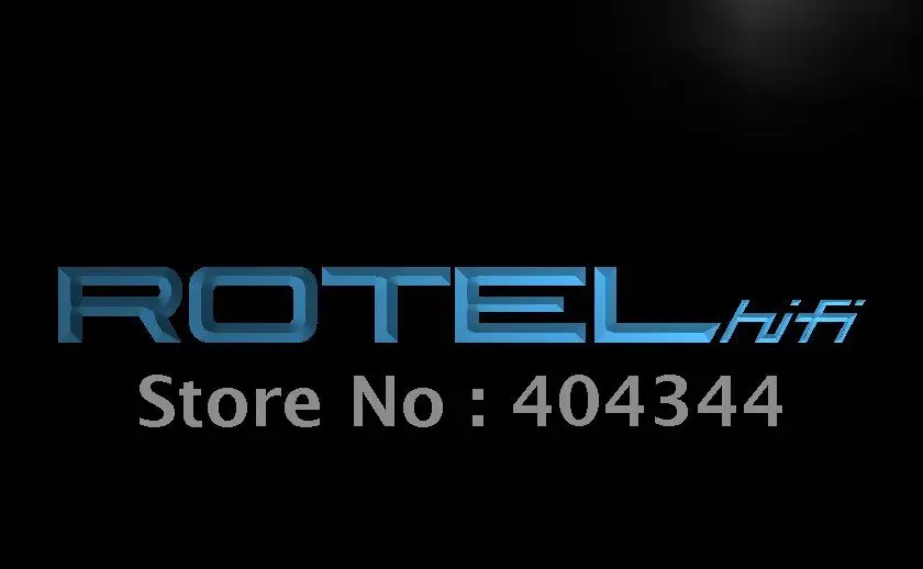 LL110 Rotel Hi Fi Системы дома Театр светодиодный неоновый светильник знак|sign led|sign lightsign