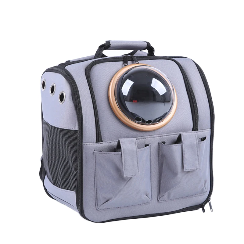 Portable Pet Backpack Dog Travel Bag For Cat Puppy Transport Space Capsule Breathable Pets Carrier Products Dual Pocket