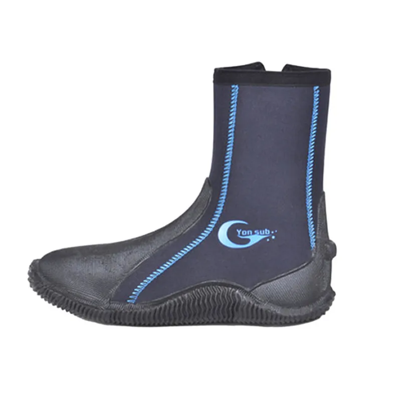 5MM Anti-slip Diving Boots Neoprene Scuba Diving Shoes High Upper Warm Beach Swimming Shoes Fins Fishing Accessories