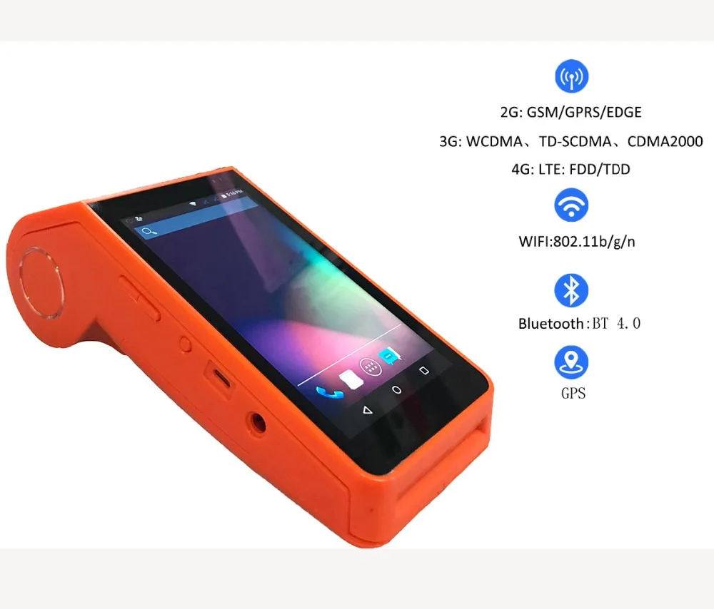 Мобильный Android pos система лотерейный аппарат для выдачи билетов с