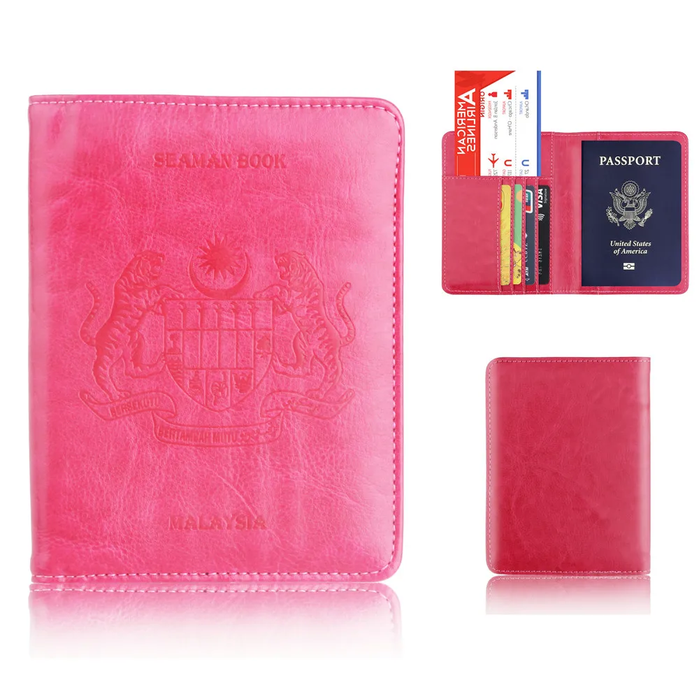 2019 rfid блокировка Обложка для паспорта сумка из ПУ кожи Модный Дорожный Чехол