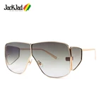 JackJad 2020 Модные солнцезащитные очки большого размера с защитной маской женские брендовые дизайнерские солнцезащитные очки с четырьмя линзами Oculos De Sol 2056